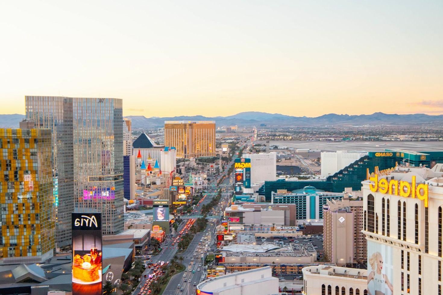 Vegas Skyline Sunset